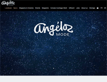 Tablet Screenshot of angeloz-mode.ch